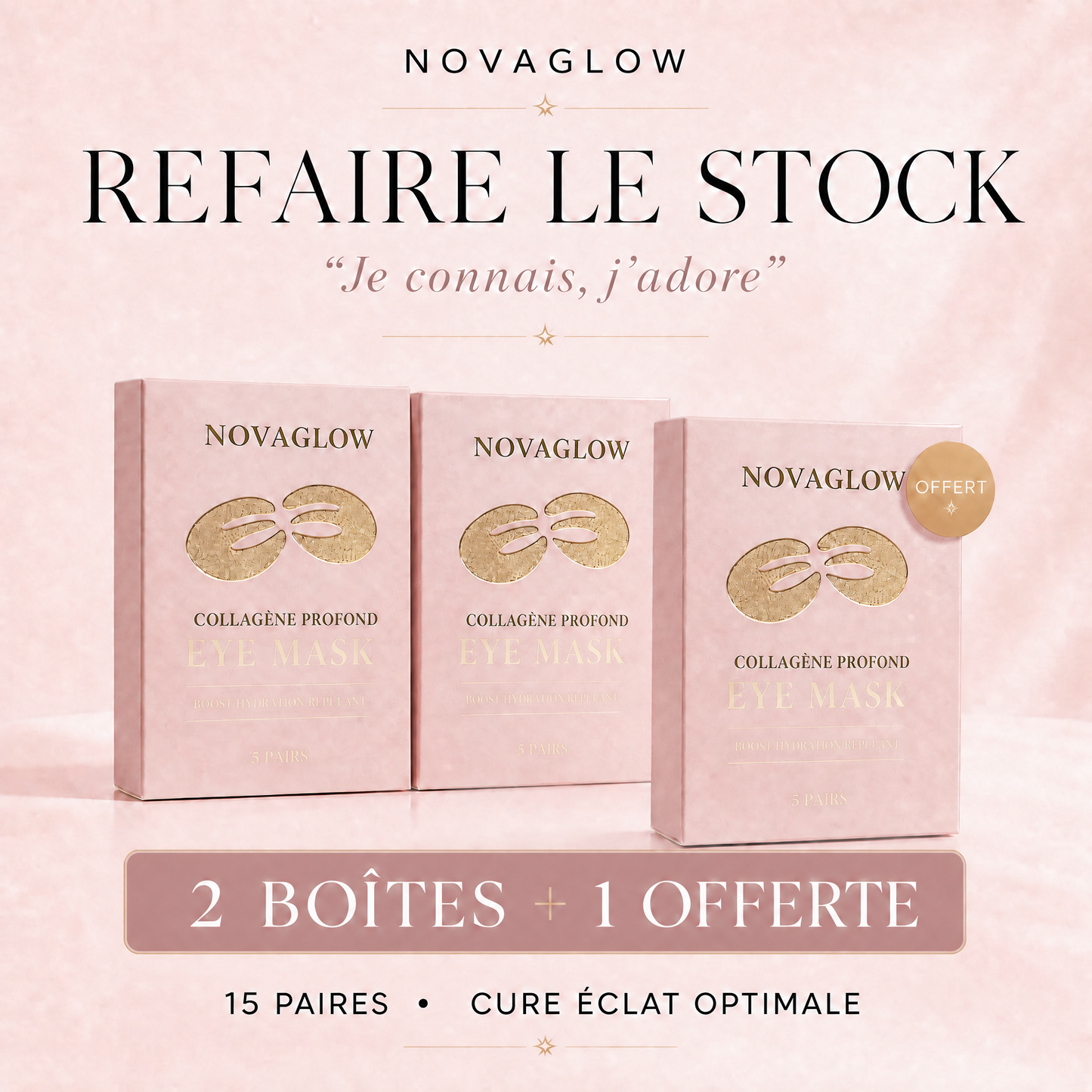 Bundle NovaGlow 2 boîtes + 1 offerte