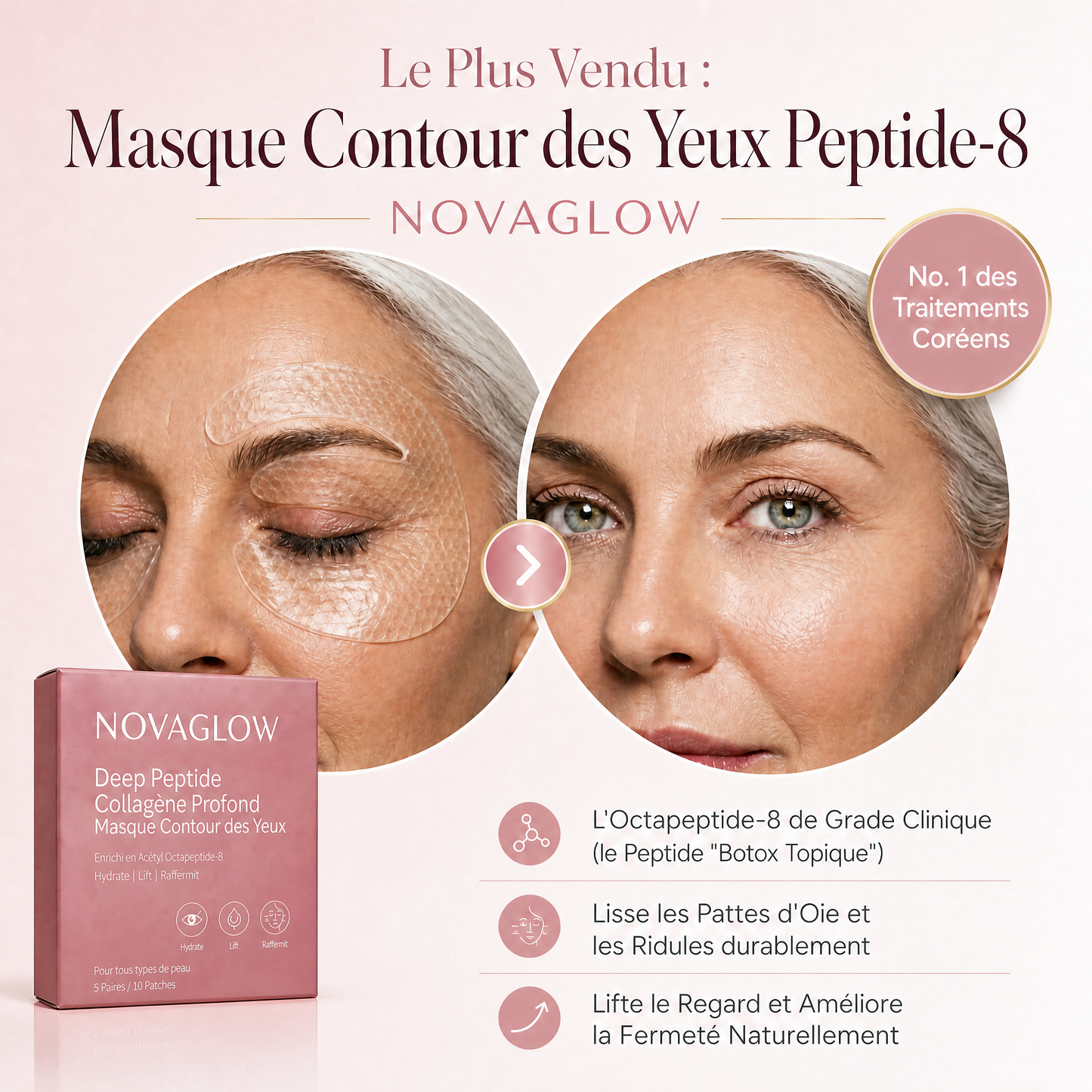Masque Yeux Collagène Glowlift+